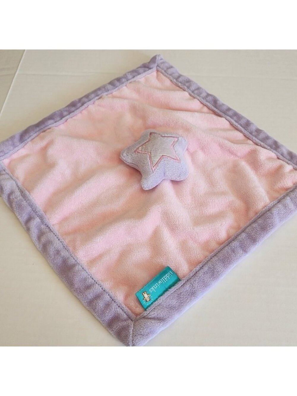 Tiddliwinks for Target purple star plush lovey security blanket